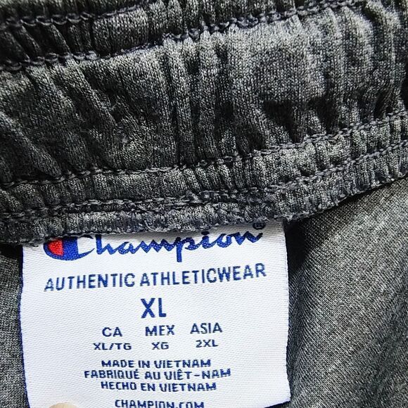 Champion Men's Gray Athletic Pull On Drawstring Shorts #6 - Picture 5 of 5